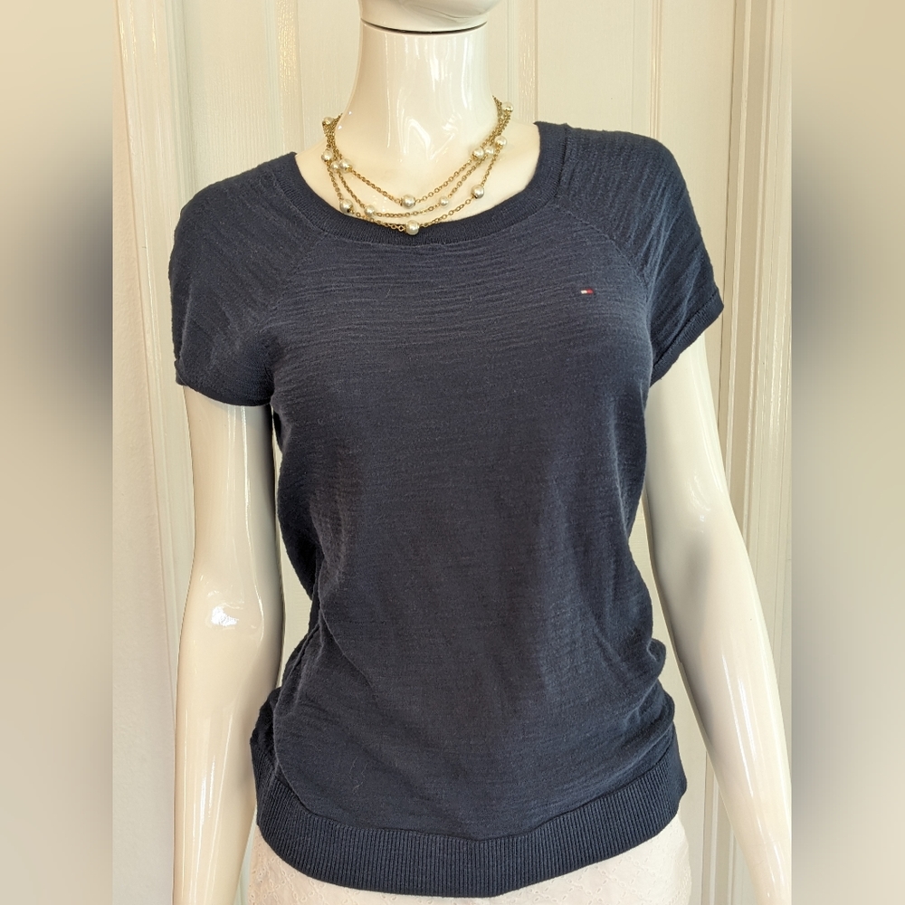 Tommy Hilfiger blue navy 100% cotton size Small/P